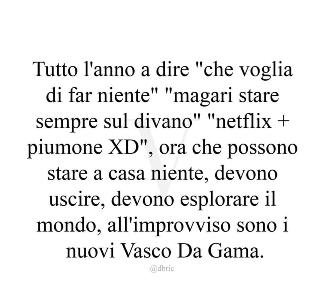 Per non fare troppo gli allarmisti siamo arrivati agli arresti domiciliari forzati. Complimenti ai coglioni che hanno fatto finta di niente e al governo incapace. Cazzo poni solo come consiglio la quarantena per un virus senza vaccino sapendo che così non 