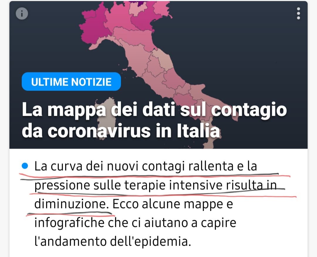 perbacco, sarà lo spirito natalizio che rallenta il covid, dai ragazzi ma che stronzate, davvero credete a ste menzogne, abbassano e alazano i malati di covid come se fosse uno scherzo. E stranamente durante i periodi estivi e/o natalizi, ma perfavore. 