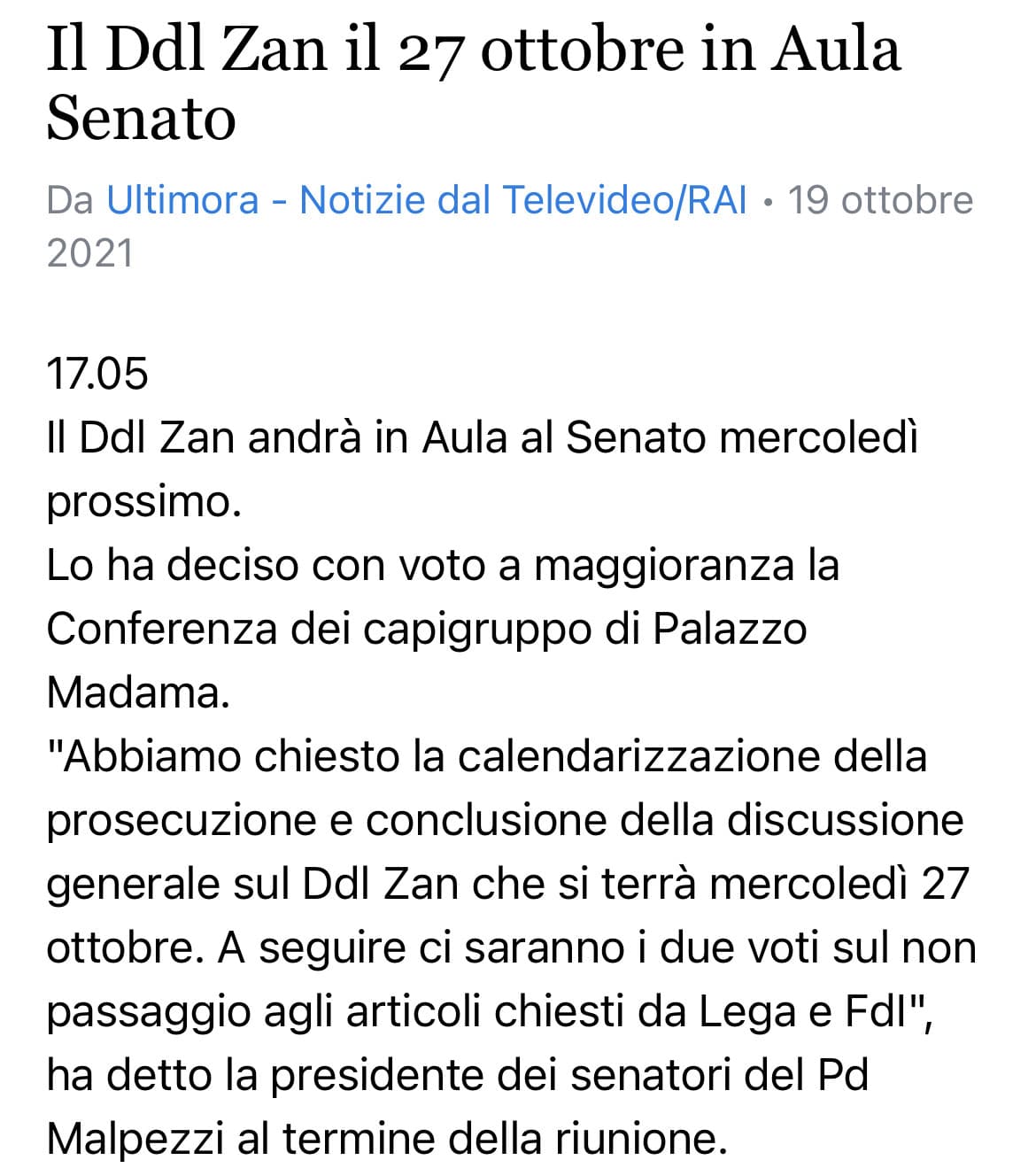 Si torna a parlare di ddl Zan… ? great