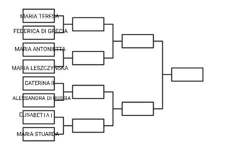 Iniziamo il torneo delle Sovrane con la prima sfida: Maria Teresa d'Austria VS Federica di Grecia