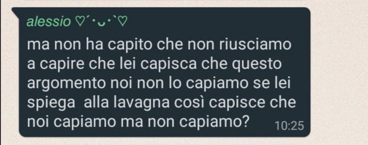 Non ho capito niente- 