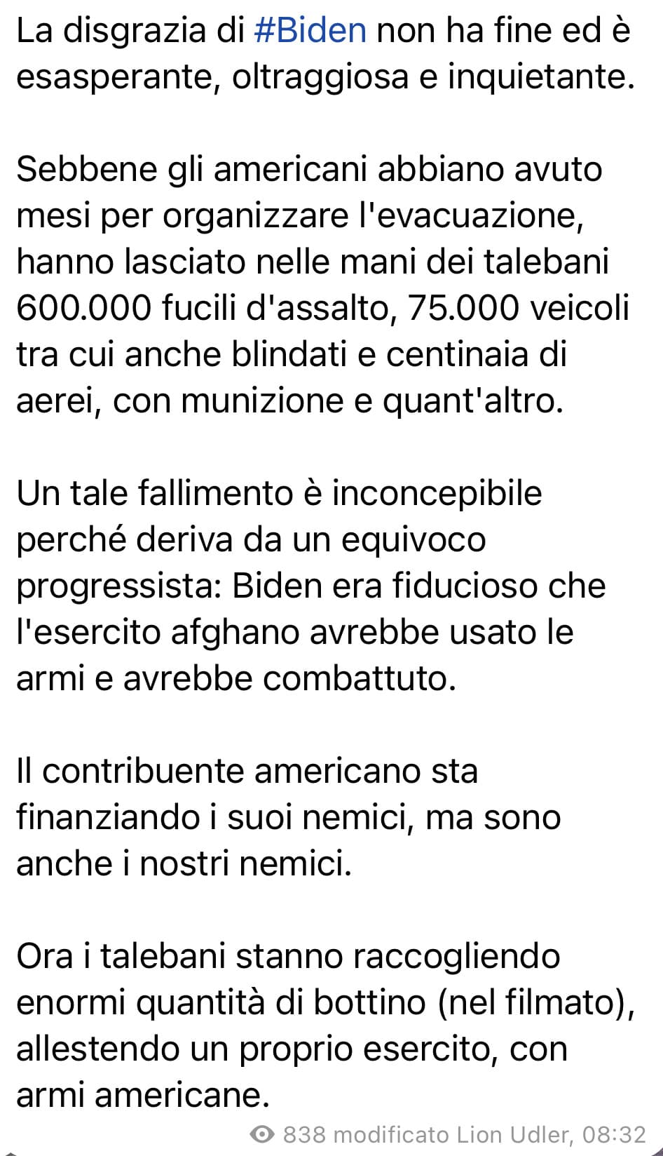 Dispiace dirlo ma è così. Andava organizzata meglio 