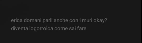 la mia consulente sociale propone di switchare nella modalità logorroica