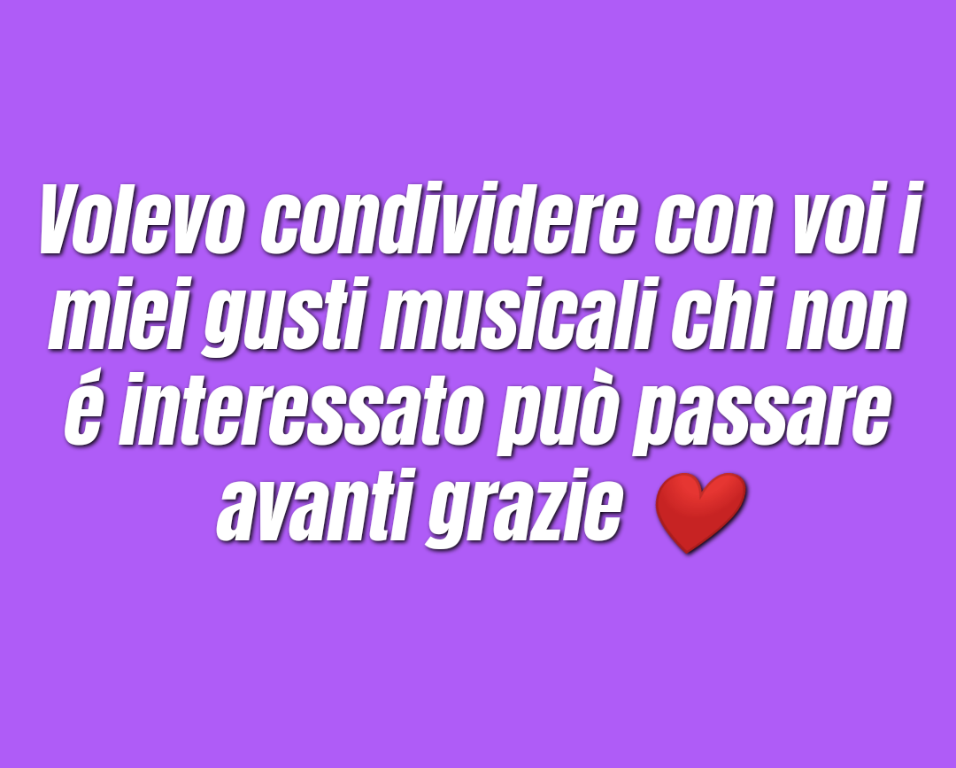 Io vivo di musica