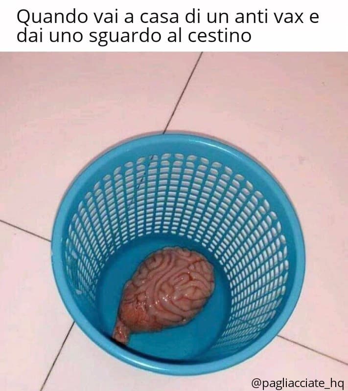 Stesso quelli che dicono che il covid non esiste