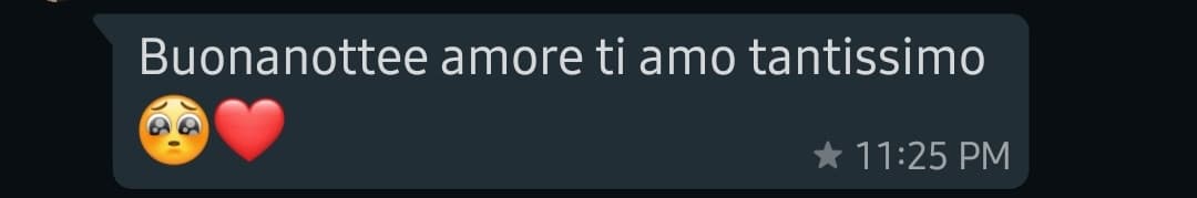 il ragazzo che mi piace mi ha dato la buonanotte cosi e io sto morendo di infarto