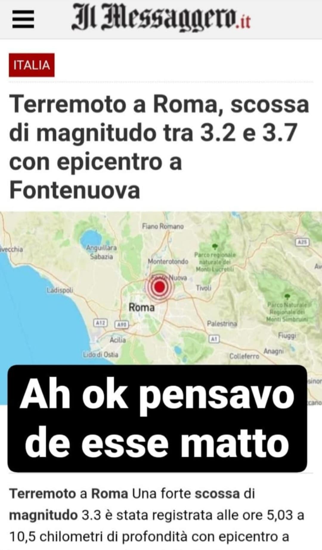 Aprile era di pausa : Maggio terremoti ??