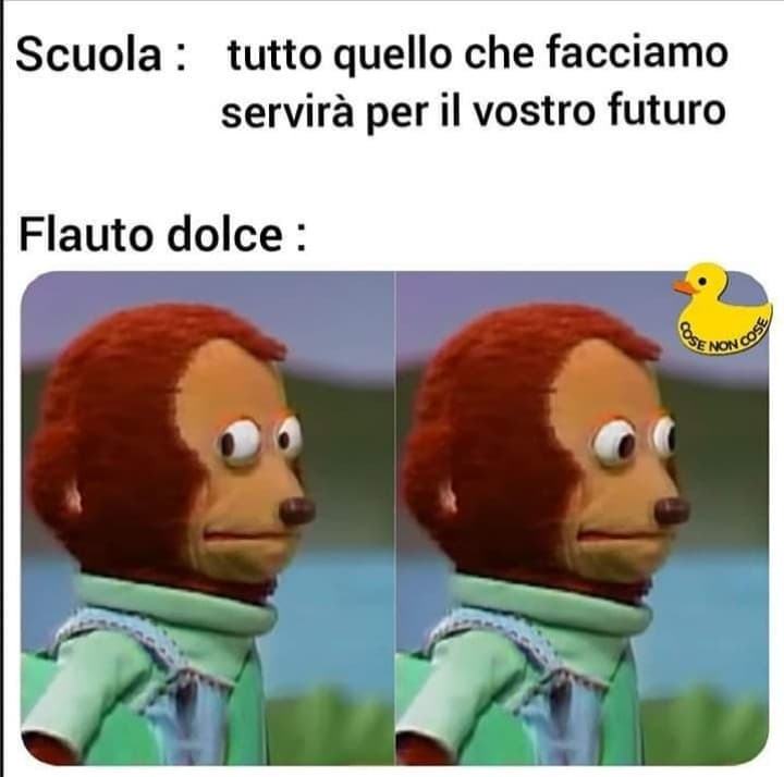 Quando andrete a fare un colloquio di lavoro e quello vi chiede "cosa sai fare" tirate fuori il flauto e iniziate a suonare!! 