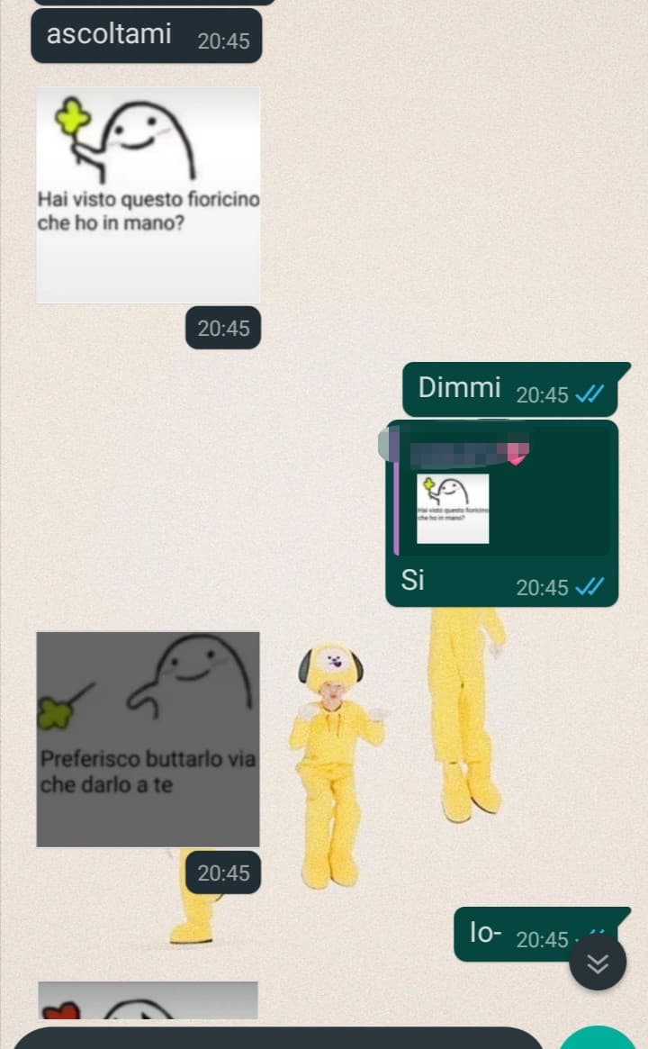 Vorrei sapere chi le insegna ste cose- HAHAH 