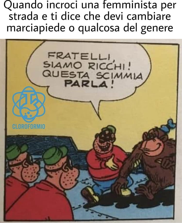 Prima ero andato a correre, e durante la corsa una signorina ha pensato bene di urlarmi “mettiti la mascherina”. Io non giudico nessuno, però secondo me segue Freeda sta furbona 