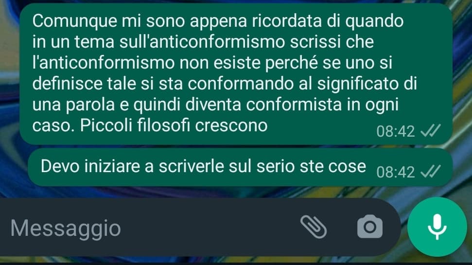 Per non dimenticare i miei momenti aulici scolastici?