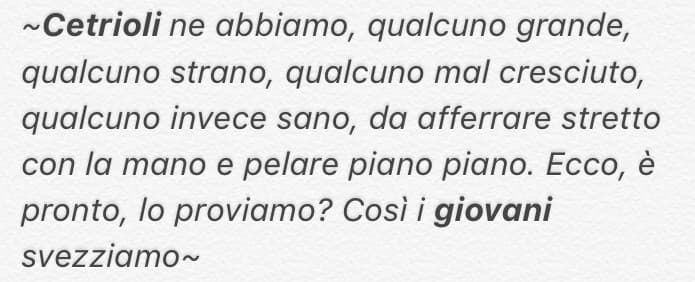 Vi delizio con questa citazione, vediamo chi riesce a capire chi l’ha detta e da quale serie tv è stata presa