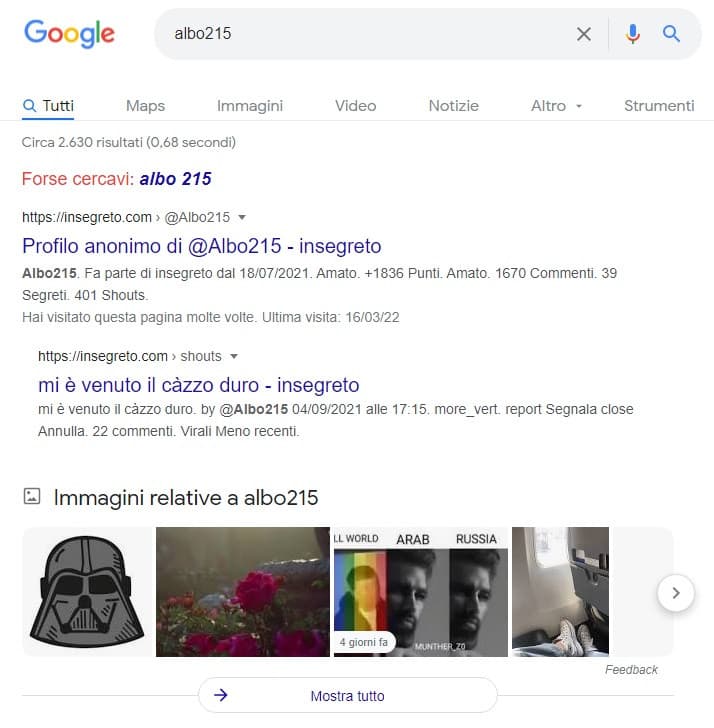 perché quando mi cerco su google esce questa cosa aiutkshahahahah