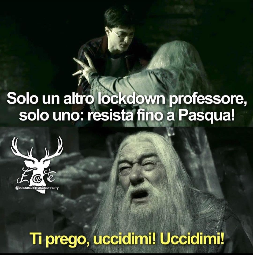 Harry Potter e il lockdown pasquale 